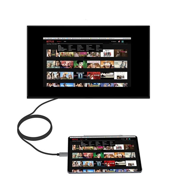 USB-C-HDMI-kaapeli 4K - 2 metriä