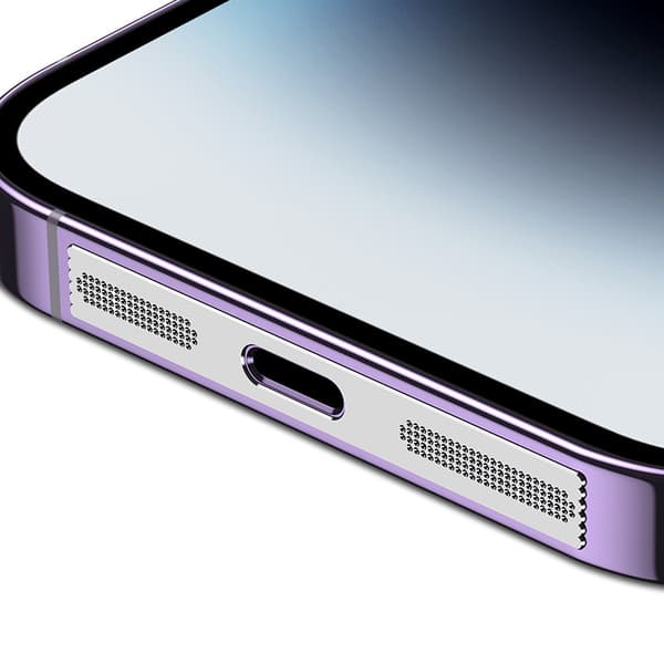 Støvnet til iPhone 12/13/14 højttaler Silver