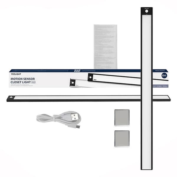 Yeelight Closet Sensor Light 60cm - musta 4000 K