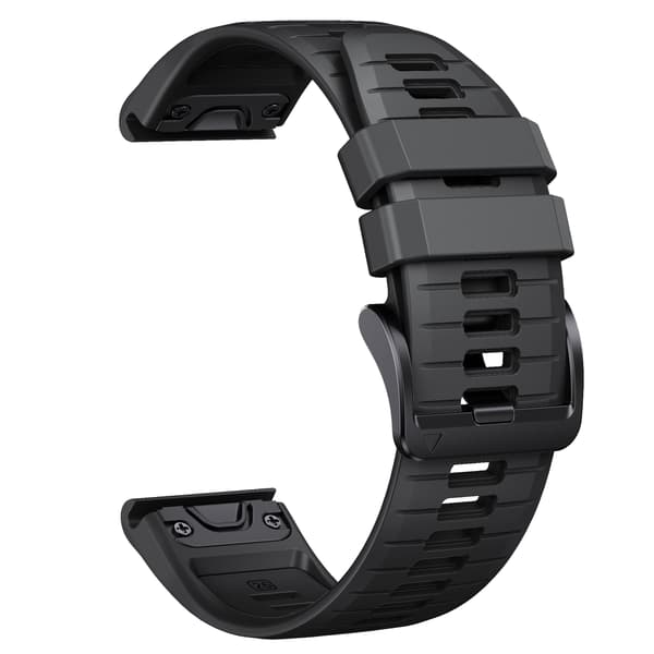 Stilfuld Quick Release Rem til Garmin Fenix 7X Pro Black