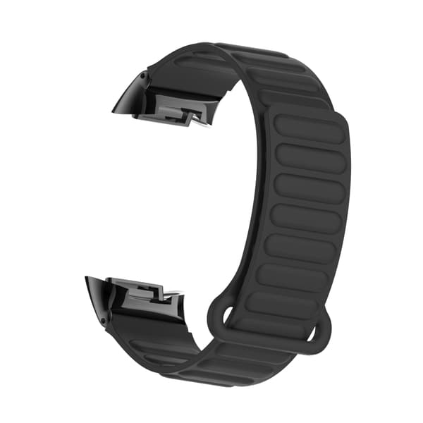 Stilig magnetisk silikonrem for Fitbit Charge 6 Black