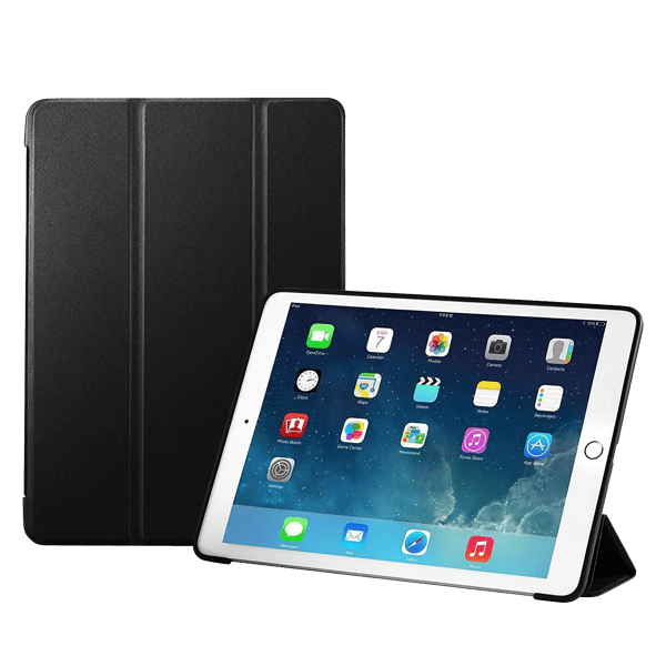 Smartdeksel til iPad 5/6 Air 1/2, sort stativ 9,7"