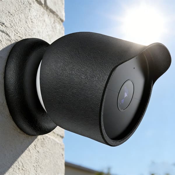 Skyddande Silikonfodral för Google Nest Cam Black