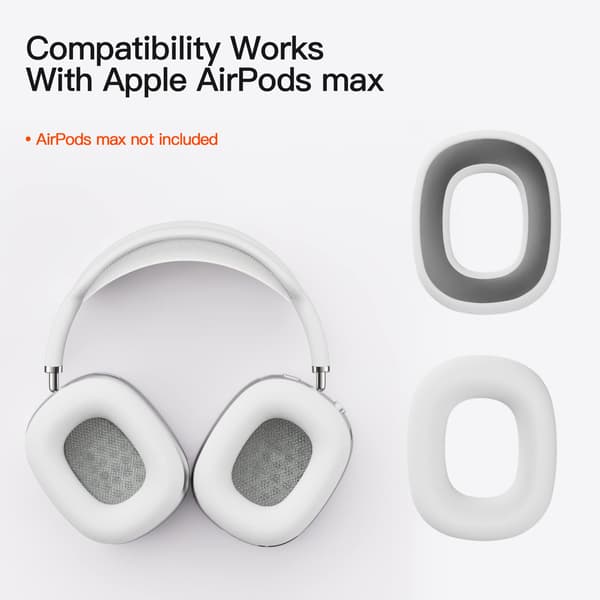 Øreputer for Airpods Max-hodetelefoner White