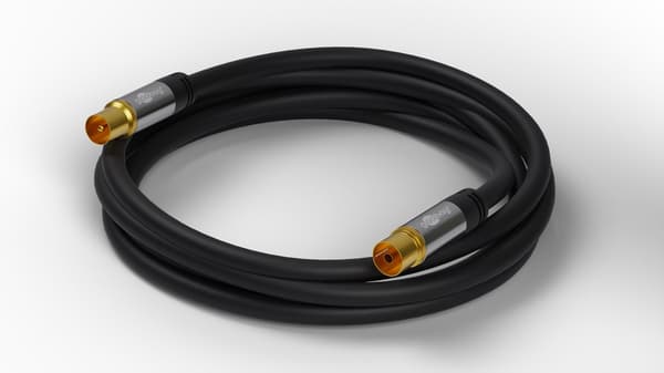 TV-antennekabel (type 135 dB), 4x skjermet