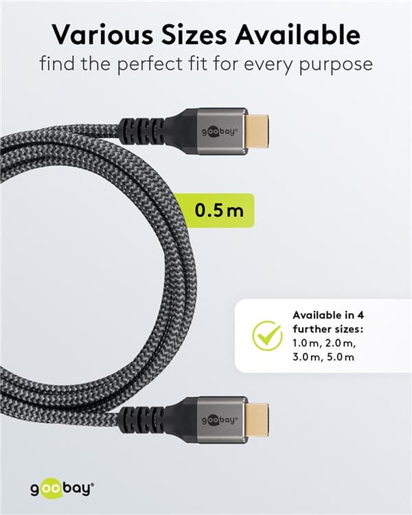 Ultrahøjhastigheds HDMI™-kabel