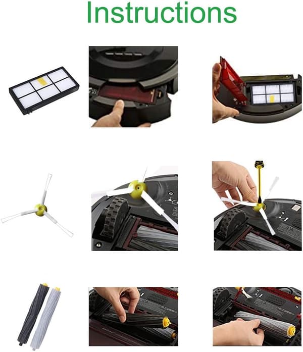 Erstatningssett for Roomba 800- og 900-serien