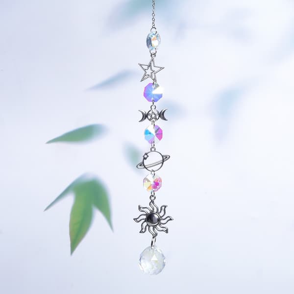Krystallsolfangere for oppheng Silver