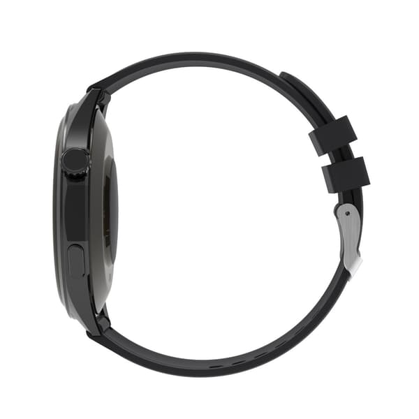 Multifunksjonell smartklokke med Bluetooth-samtaler, pulsmåler og tilpassbar urskive Black