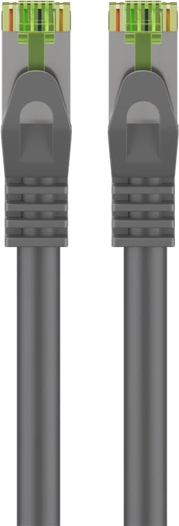 RJ45 patchkabel med CAT 8.1 S/FTP råkabel, AWG 26, grå