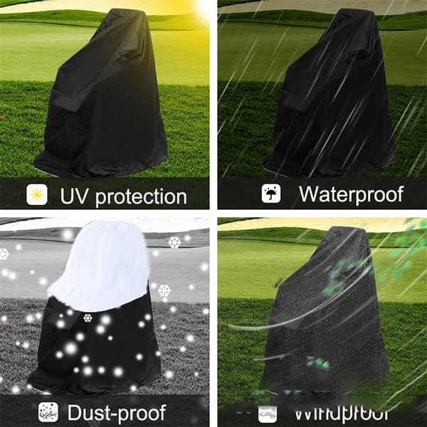 Overtrekk for rullestol Black M