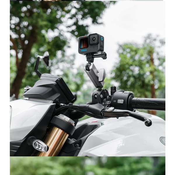360° Roterende Dobbel Kulehode Feste for Insta360 & GoPro