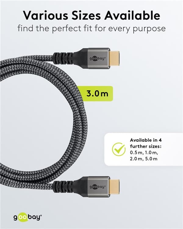 Ultrahøjhastigheds HDMI™-kabel