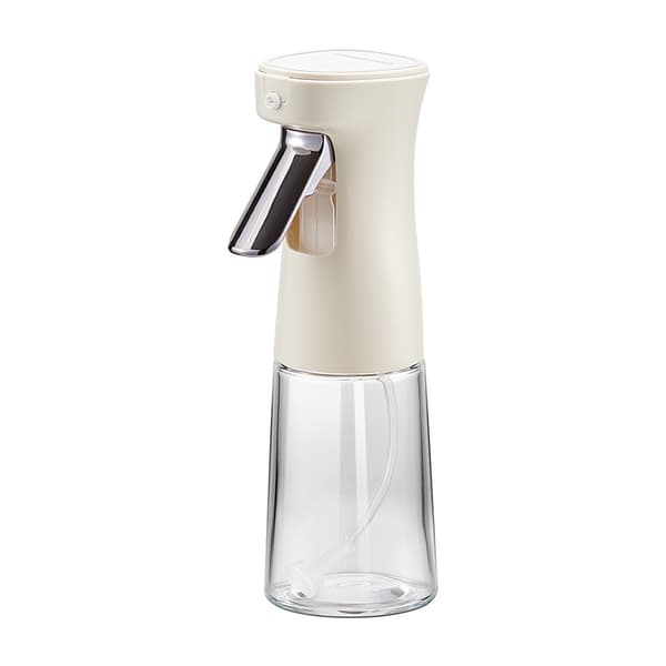 240 ml lasinen öljysuihkepullo - Keittiön suihkepullo White
