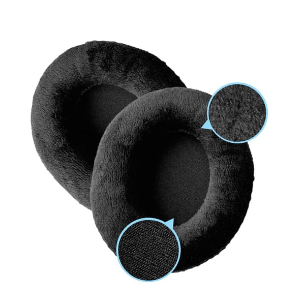 Øreputer for Kingston KHX-HSCP HyperX Cloud II Black FlannelEarpads