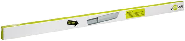 Halvrund kabelkanal i aluminium