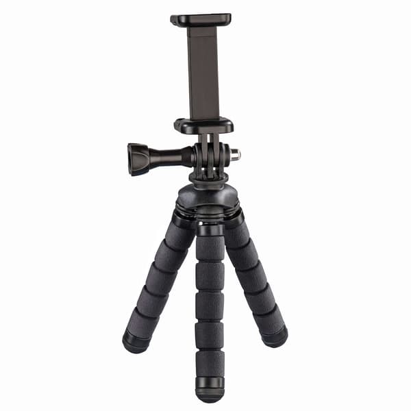 Bordsstativ Flex Smartphone & GoPro 14cm Svart