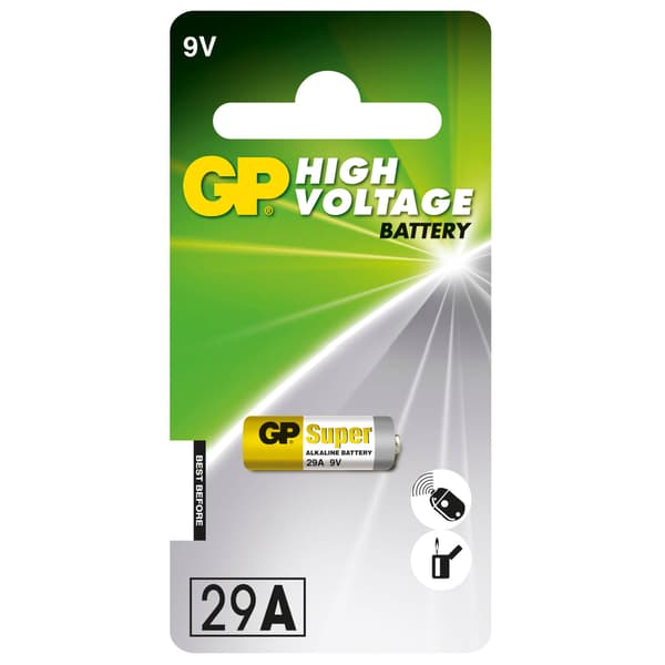 Batteri Alkaline 29A 9V 1-Pack