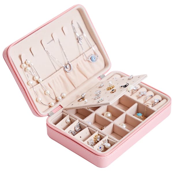 Multifunktionell portabel smyckesbox