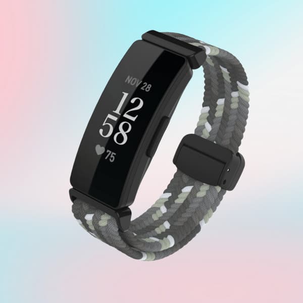 Klockarmband i Nylon för Fitbit Inspire 3 Multicolor3