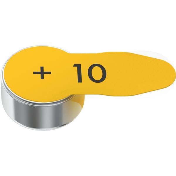 Hörapparatsbatteri 10 / A10 / PR70 8-pack
