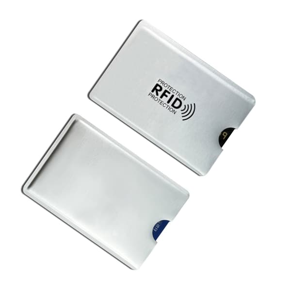 Kortetui med RFID-blokering, 10-pak Silver