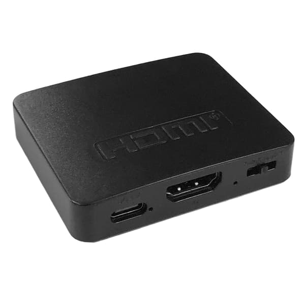 4K HDMI splitter 1 ind / 2 ud Black
