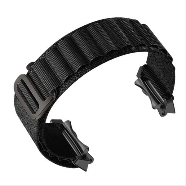 Kompatibel med nylon loop rem til Amazfit T-Rex 2 Black