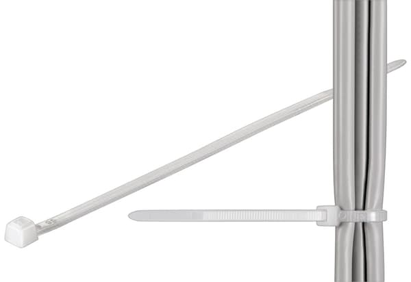 Kabel slips, vejrfast nylon, transparent