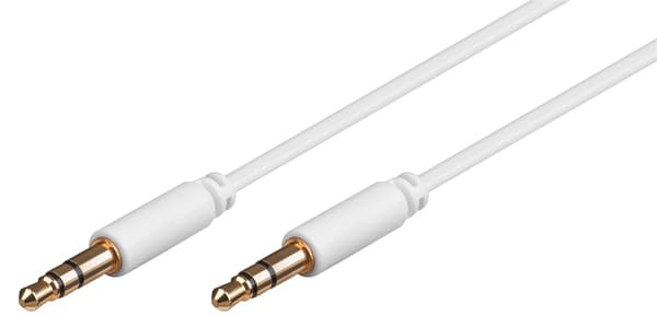 3,5 mm jackanslutningskabel, Guldpläterad