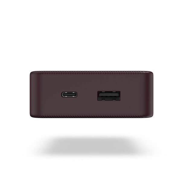 Powerbank Colour 20 20000mAh USB-C+USB-A Plomme