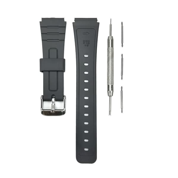 Klockarmband, 18 mm Klackbredd - Svart