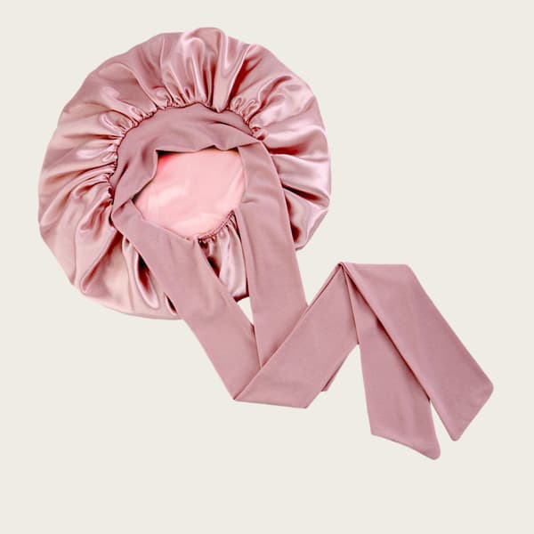 Satin Bonnet Sleep Cap - Komfortabelt hårbånd til søvn