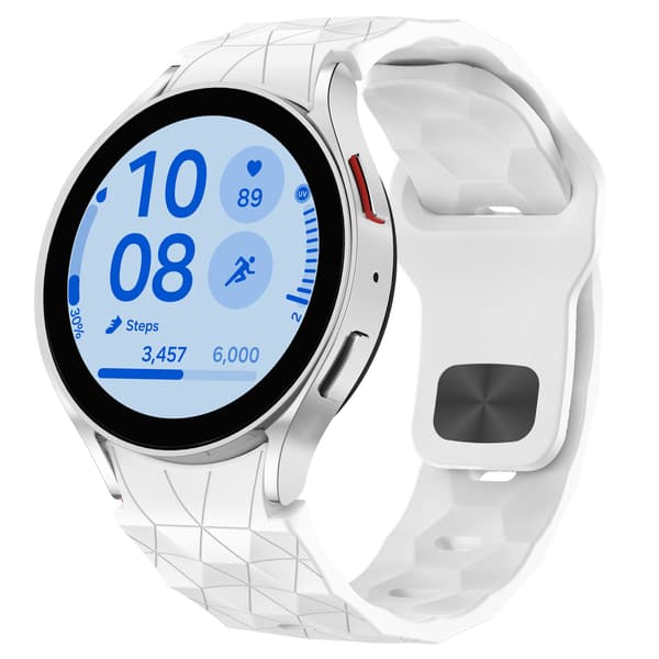Galaxy Watch6/5/4 -silikoniranneke White
