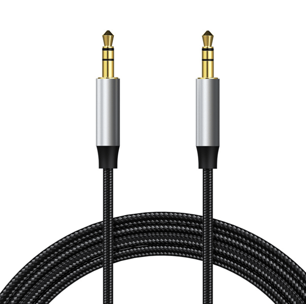 3,5 mm lydkabel til AUX tilslutning Black 1 m