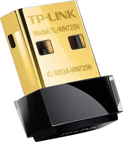 Wireless network card nanosize USB 150Mbps 802.11b/g/n black