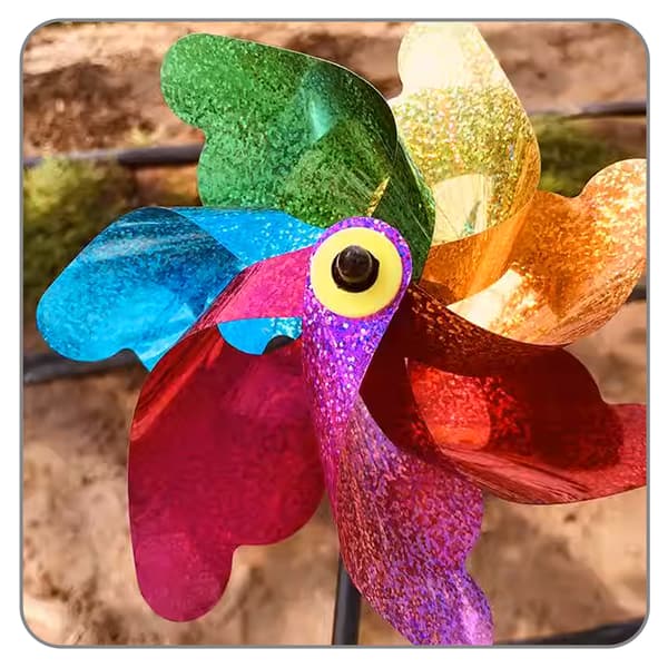 Reflekterande Vindsnurra / Fågelskrämma - 2 pack MultiColor