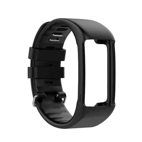 Silikon Erstatningsrem for Polar A360 A370 Black
