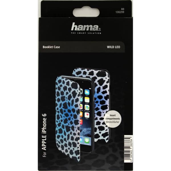 Mobilcover Leopardblå - iPhone 6/6S