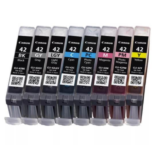 Blæk Multipak 6384B010 CLI-42 BK/GY/LGY/C/M/Y/PC/PM