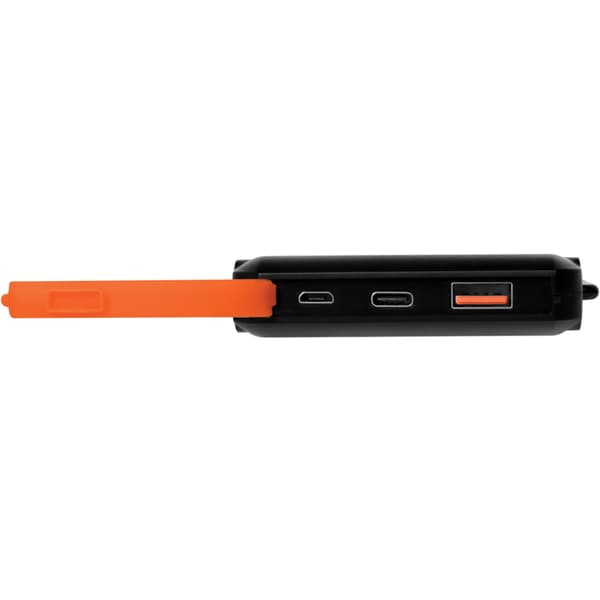 PowerBank 10.000 mAh 18W PD Solcelle Sort