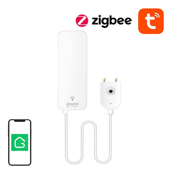 ZigBee Gosund ST19 Tuya smart flom/vannlekkasjesensor