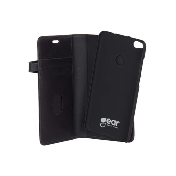 Wallet Læder Huawei Honor 8 Lite Sort