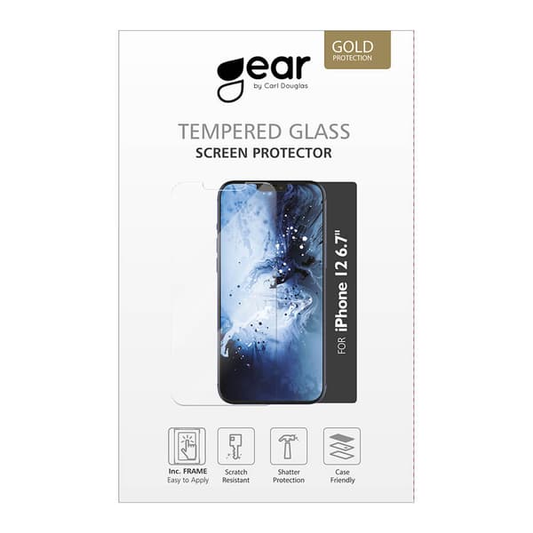 Skjermbeskytter 2.5D Gold Case Friendly - iPhone 12 Pro Max