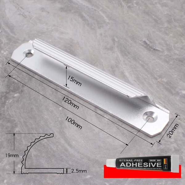 4 Pack Vedin - Pinta-asennettava Silver