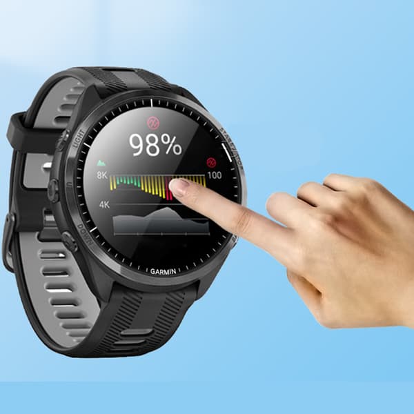 Mykt deksel for Garmin Forerunner 965 Transparent