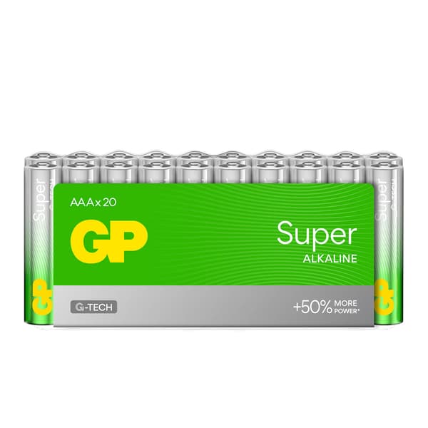 Batteri AAA Super Alkaline LR03 20-Pak