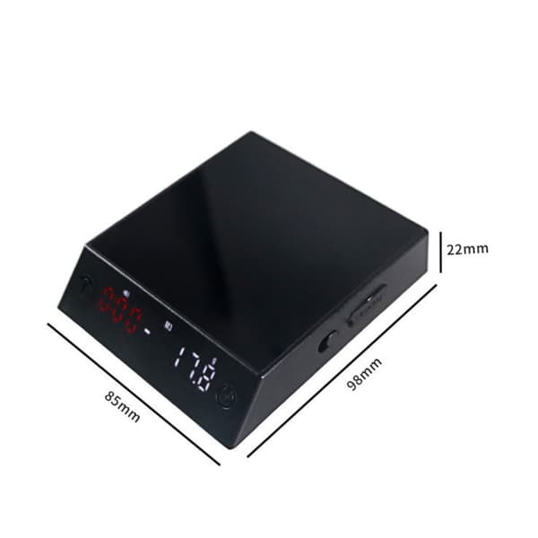 Precision Pour-Over Coffee Scale 500g/0.01g with Timer, LED Display, USB-C Rechargeable