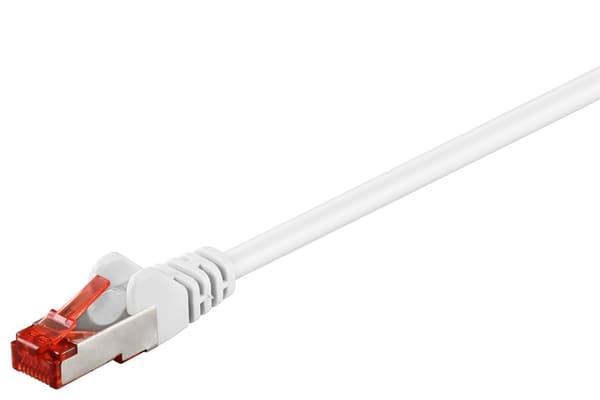 Patchkabel CAT 6, S/FTP (PiMF), hvit, 5 m
