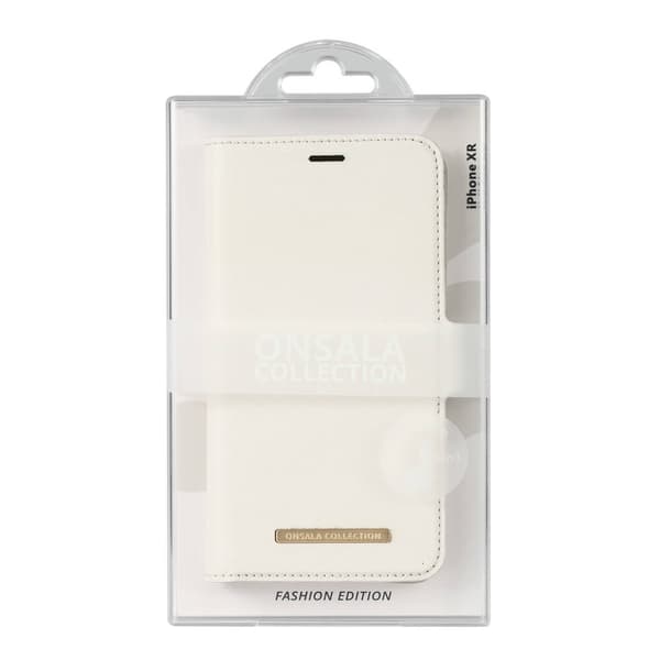 COLLECTION Wallet Saffiano White iPhone XR